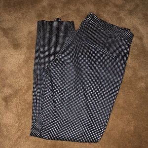 H&M blue, red, white dress pants NWOT